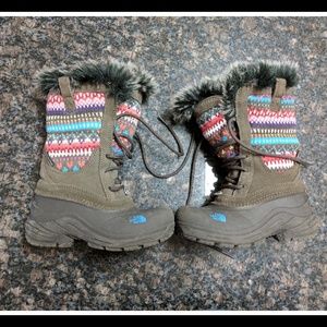 Girls North Face Snow Boots